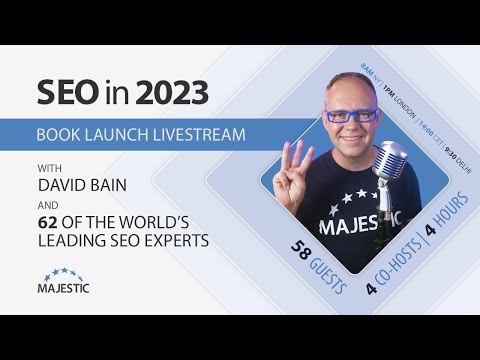 &quot;SEO in 2023&quot; Book Launch Livestream