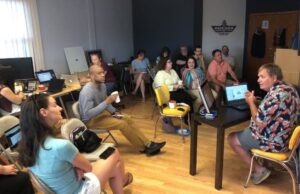 Photo of the July Morris County WordPress Meetup