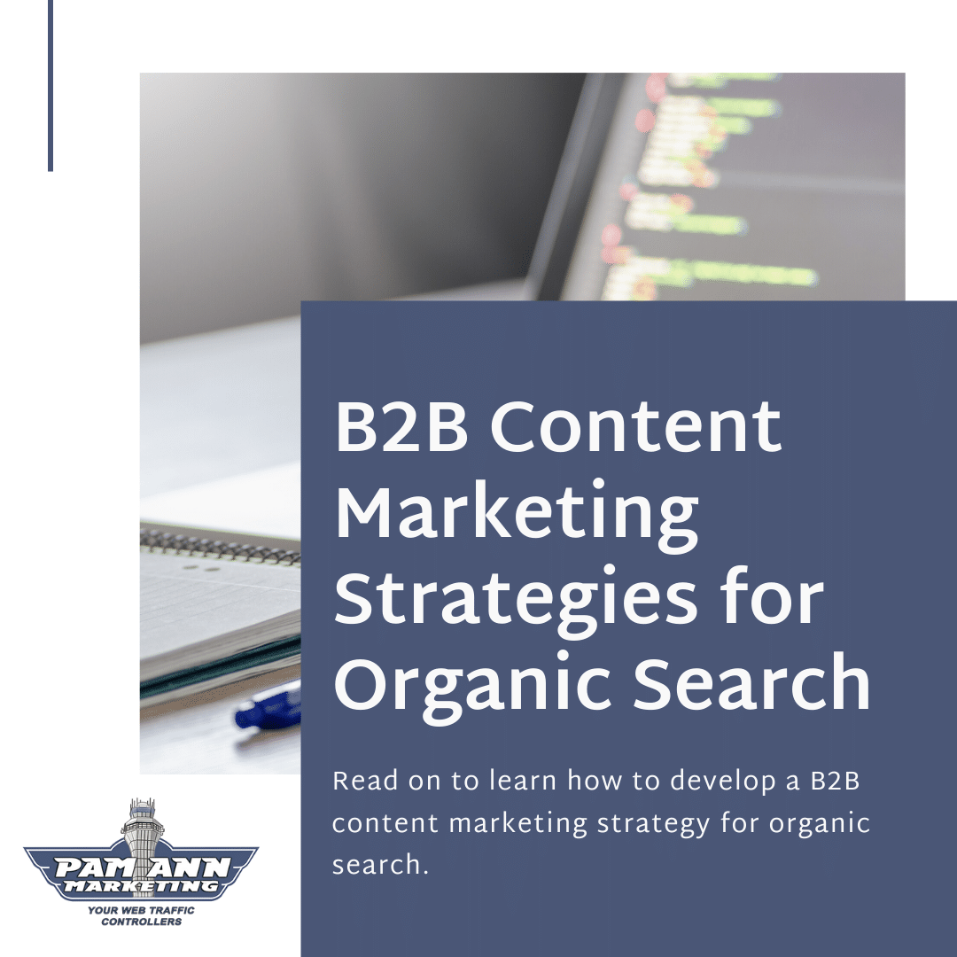 B2B content marketing strategies for organic search