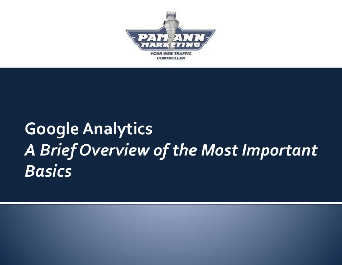 Google Analytics: A brief overview of the most important basics