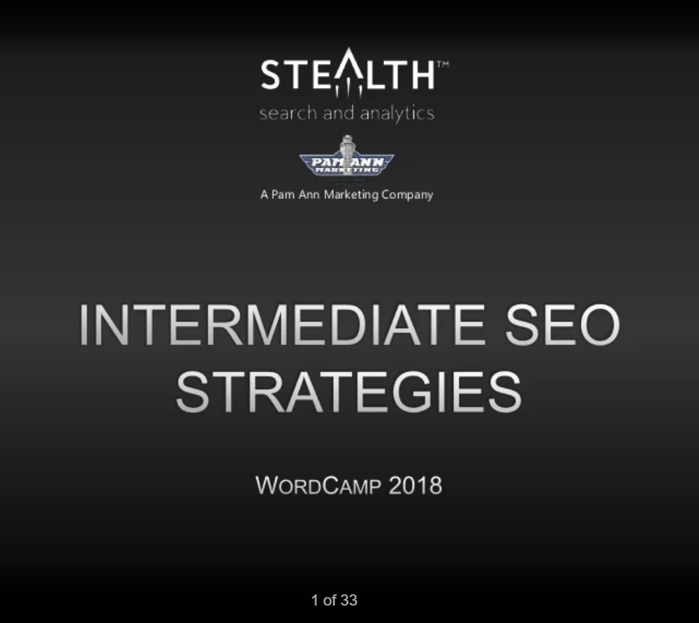 Intermediate SEO Strategies