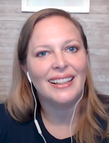 Screenshot of Pam speaking about how to explain the value of SEO