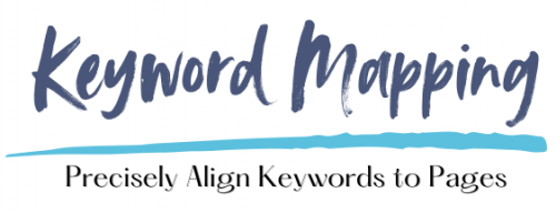 Image of the words "Keyword Mapping - Precisely Align Keywords to Pages"